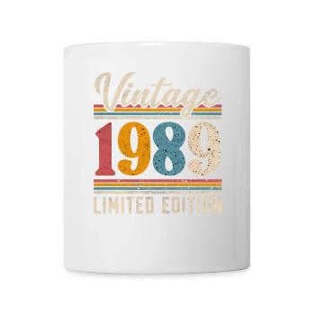 1989 Millésime Année de construction Anniversaire Vintage - Mug blanc - blanc - Devant