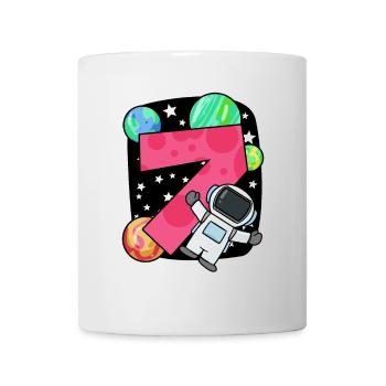 7 Geburtstag Junge - 7 Jahre alt - Ich bin 7 - Tasse - Weiß - Vorne