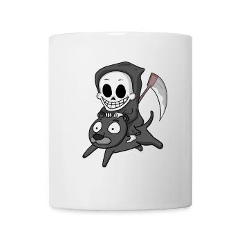 Grim Reaper et Black Panther - Mug blanc - blanc - Devant