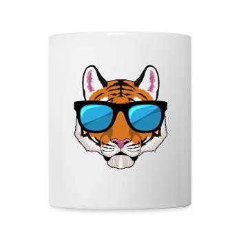 Tiger Sonnenbrille - Tasse - Weiß - Vorne