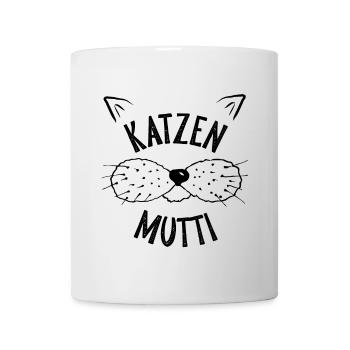 katzen mutti - Tasse - Weiß - Vorne