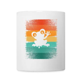 Frosch - Tasse - Weiß - Vorne