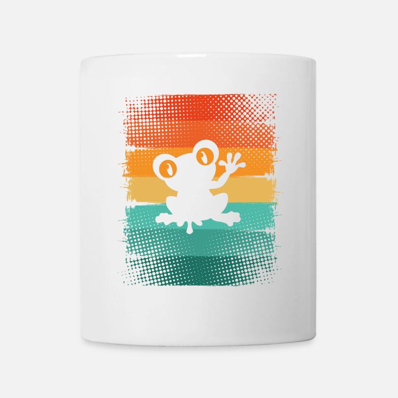 Frosch - Tasse - Weiß