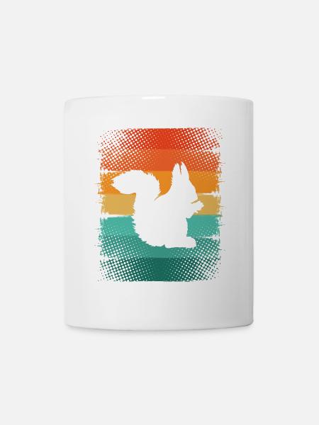 Eichhörnchen - Tasse - Weiß