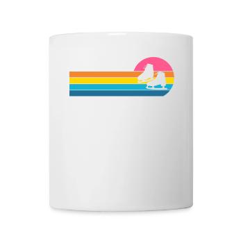Schlittschuh - Tasse - Weiß - Vorne
