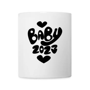 Baby 2023 - Tasse - Weiß - Vorne