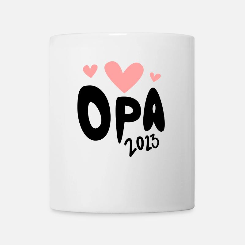 Opa 2023 - Opa werden - Bald Opa - Tasse - Weiß