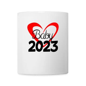 Bébé 2023 - Nouveau-né 2023 Cadeau bébé - Mug blanc - blanc - Devant
