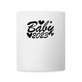 Bébé 2023 - Nouveau-né 2023 Cadeau bébé - Mug blanc - blanc - Devant
