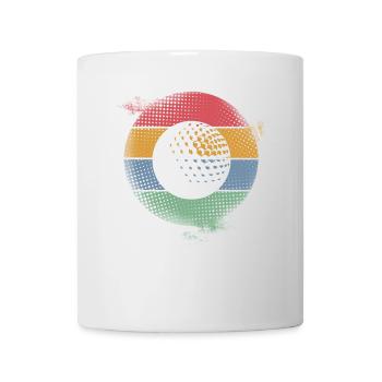Golfball Golf - Tasse - Weiß - Vorne