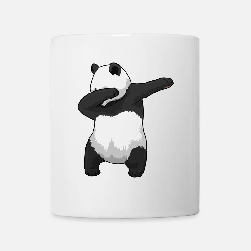 Panda au Hip Hop Dance Dab - Mug blanc - blanc