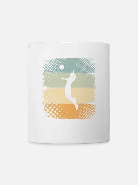 Volleyball - Tasse - Weiß