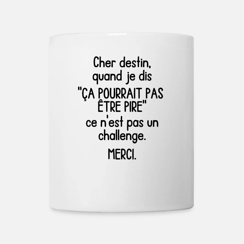 Cher Destin - Humour - Mug blanc - blanc