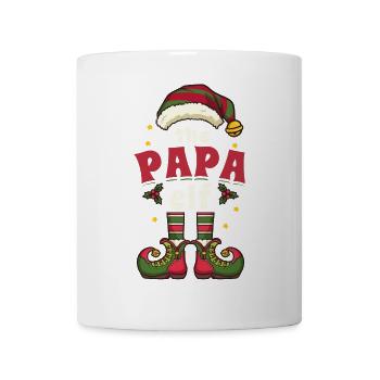 Papa Elf Vater Weihnachten - Tasse - Weiß - Vorne
