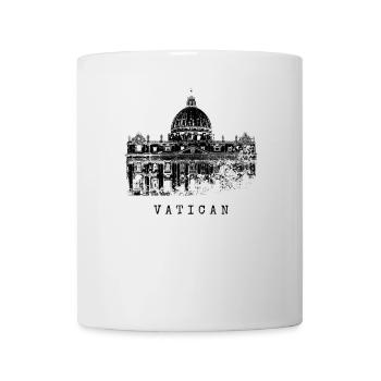 Vatican Basilique Saint-Pierre Vintage Cité du Vatican Vatican Rome - Mug blanc - blanc - Devant