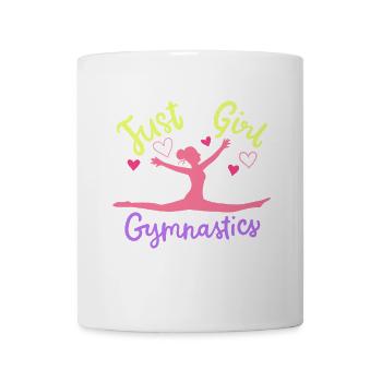 Gymnastik Turnerin - Tasse - Weiß - Vorne
