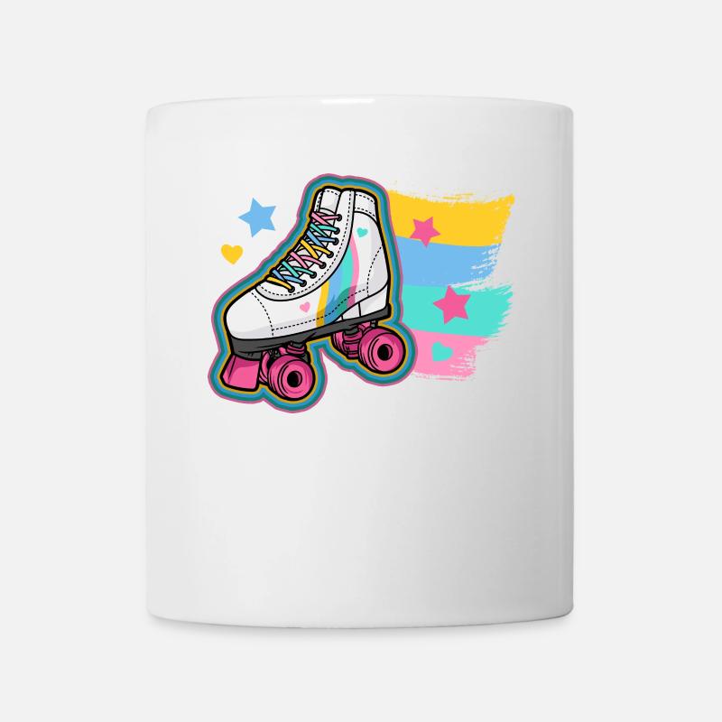 Rollschuhlaufen Rollschuhe - Tasse - Weiß