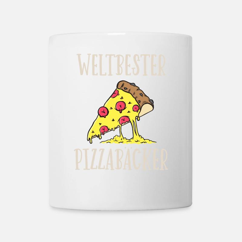 Weltbester Pizzabäcker - Tasse - Weiß