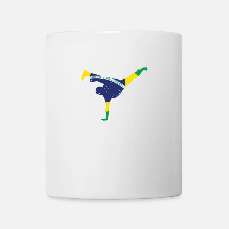Capoeira Acrobaties Danse Martiale Acrobaties - Mug blanc - blanc