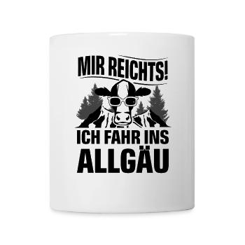 Allgäu - Tasse - Weiß - Vorne