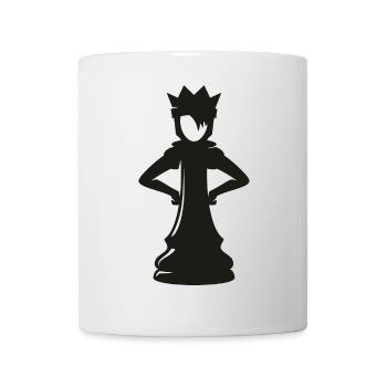 Angry Chess Queen – Chess Queen Design - Mug - white - Front