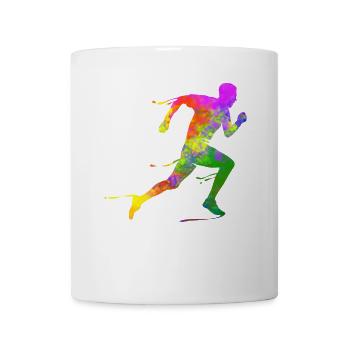 Demi-marathon runner sprint triathlète Finisher - Mug blanc - blanc - Devant