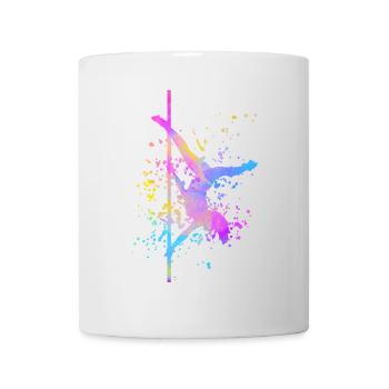 Pole Dance Fitness Color Splash Pole Dance - Mug - white - Front