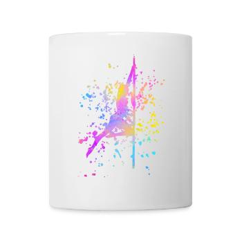 Pole Dance Fitness Color Splash Pole Dance - Mug - white - Front
