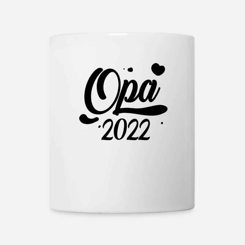 Opa 2022 - Werdende Opa - Tasse - Weiß