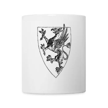 Stehender Greif von Rostock - Tasse - Weiß - Vorne