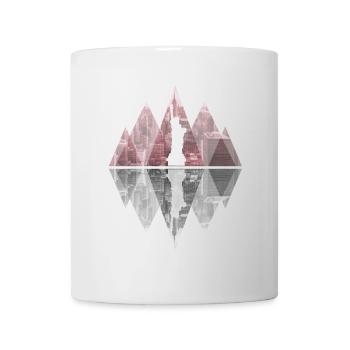 New York - Manhattan et Miss Liberty - Mug blanc - blanc - Devant