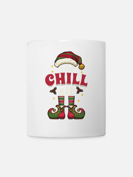 Chill Elf Wichtel Weihnachten - Tasse - Weiß