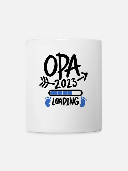 Opa 2023 - Werdende Opa - Tasse - Weiß