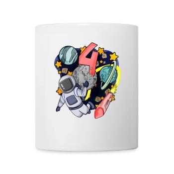 4 anniversaire garçon - 4 ans - J’ai 4 ans - Mug blanc - blanc - Devant