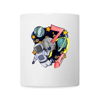 7 anniversaire garçon - 7 ans - J’ai 7 ans - Mug blanc - blanc - Devant