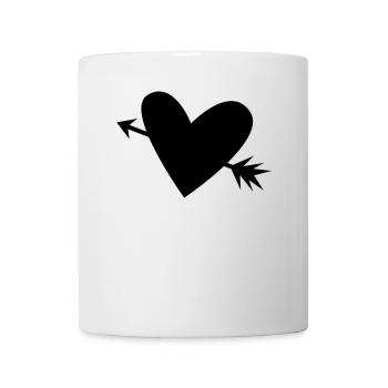 Herz - Tasse - Weiß - Vorne
