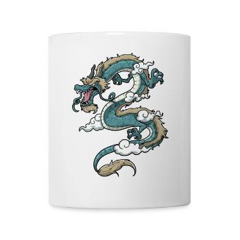Japanischer Drache Tokio Japan - Tasse - Weiß - Vorne