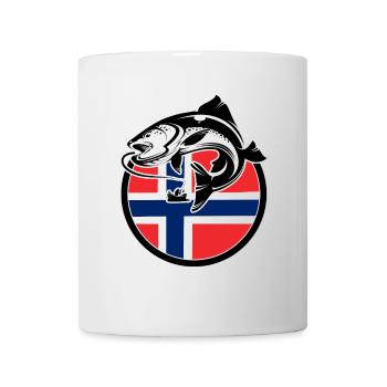 Norvège Pêche à la ligne Pêche - Mug blanc - blanc - Devant