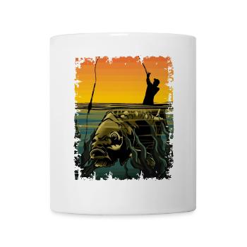 Carp Fishing Design Float Fishing Angler Gift - Mug - white - Front