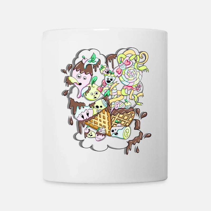 Sugar-sweet chocolate-sugar fun - Mug - white