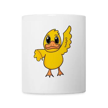 Ente - Tasse - Weiß - Vorne