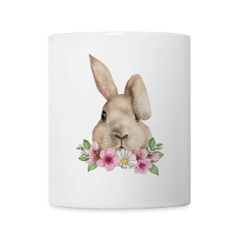 Hase Kaninchen Schlappohr Osterhase Hasenmama - Tasse - Weiß - Vorne