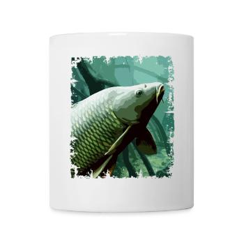 Underwater Carp Fishing Design - Mug - white - Front
