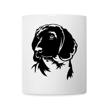 Bavarian Mountain Sweat Dog Head - Mug - white - Front
