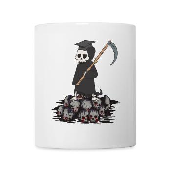 Horror Sense Meister Sensenmann Tod Halloween - Tasse - Weiß - Vorne