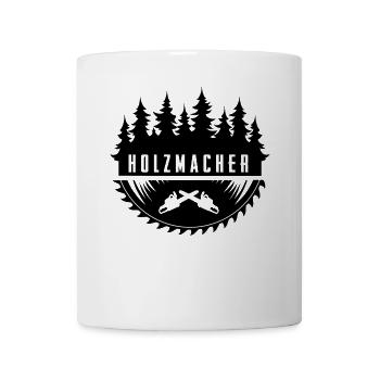 Holzfäller - Tasse - Weiß - Vorne