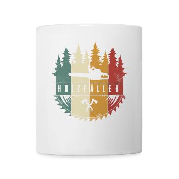 Holzfäller - Tasse - Weiß - Vorne