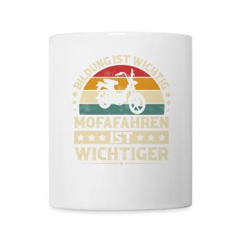 Mofa - Tasse - Weiß - Vorne