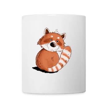 Drolliger Roter Panda I Wildtier - Tasse - Weiß - Vorne