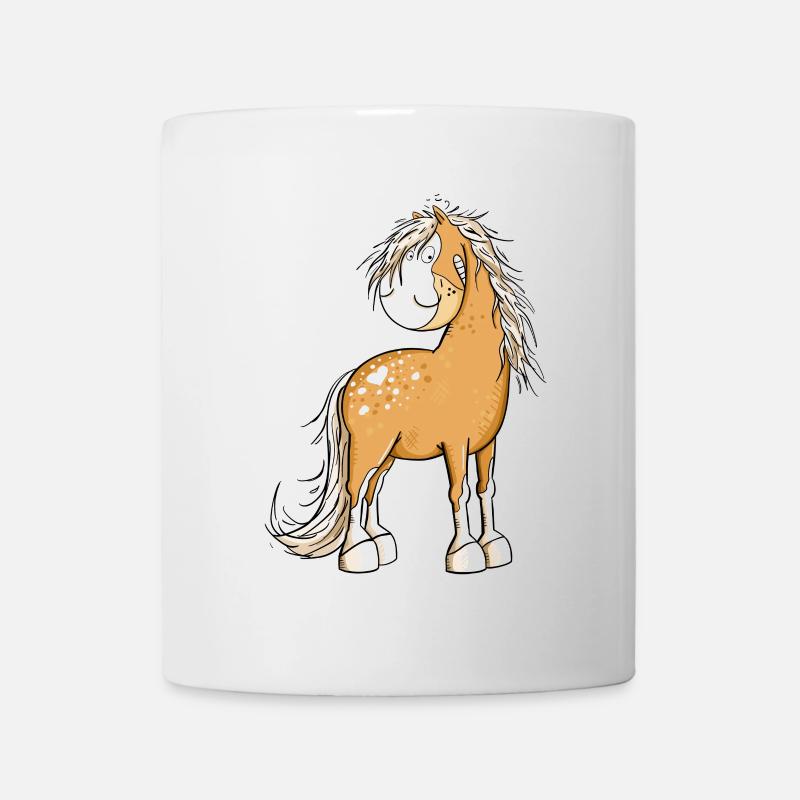 Happy Pferd I Pferdemotiv Fun - Tasse - Weiß